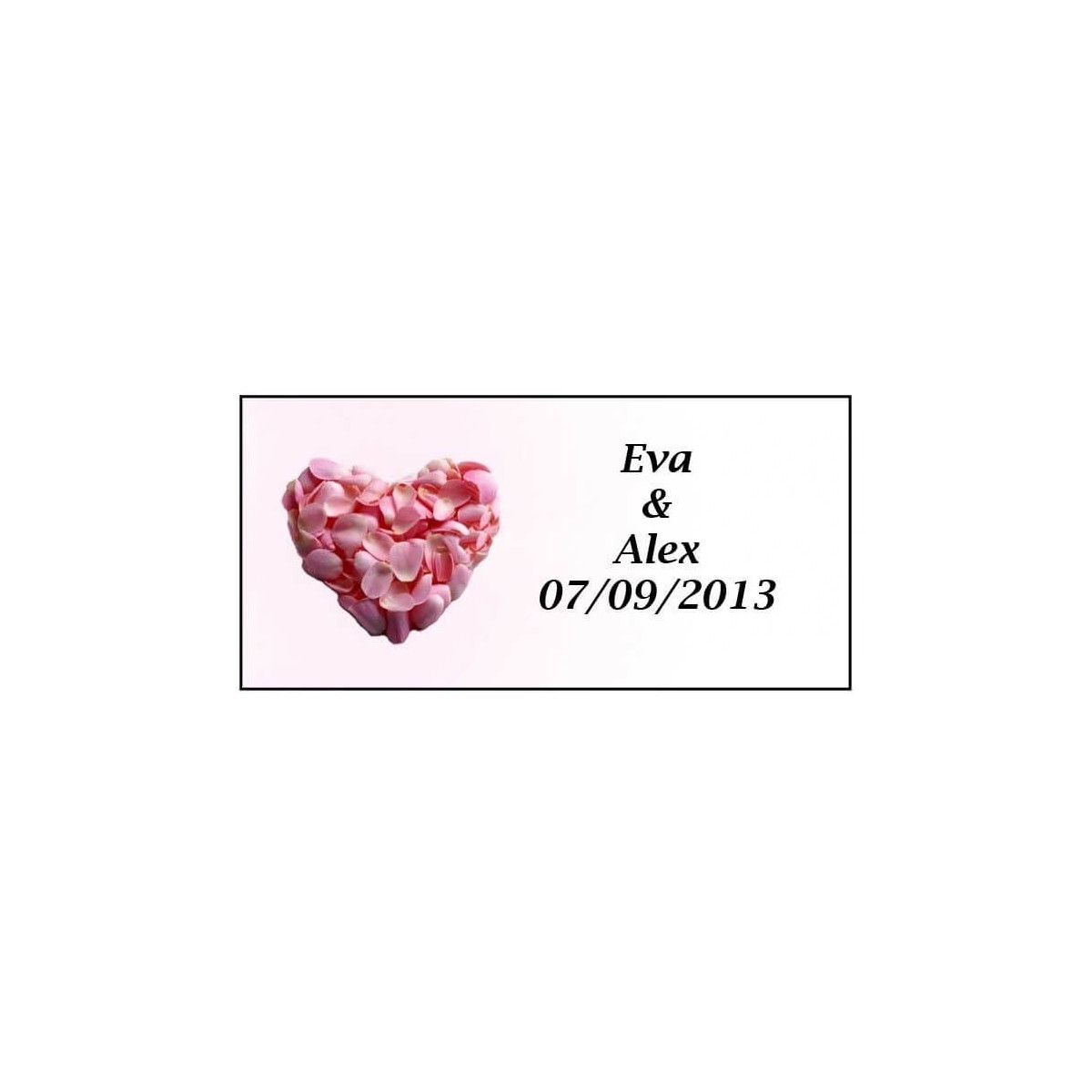 Adesivi a forma di cuore