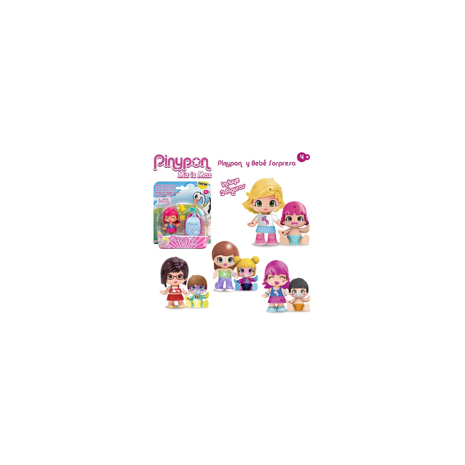 S 2 figura pinypon e baby sorpresa 4 m 8 cm