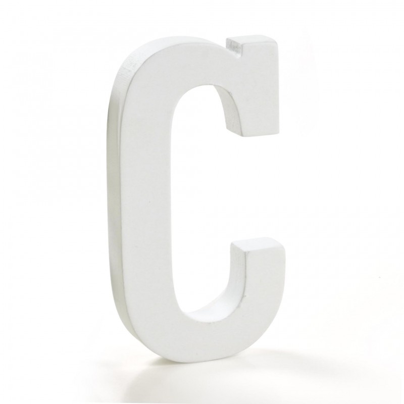 Lettera legno c