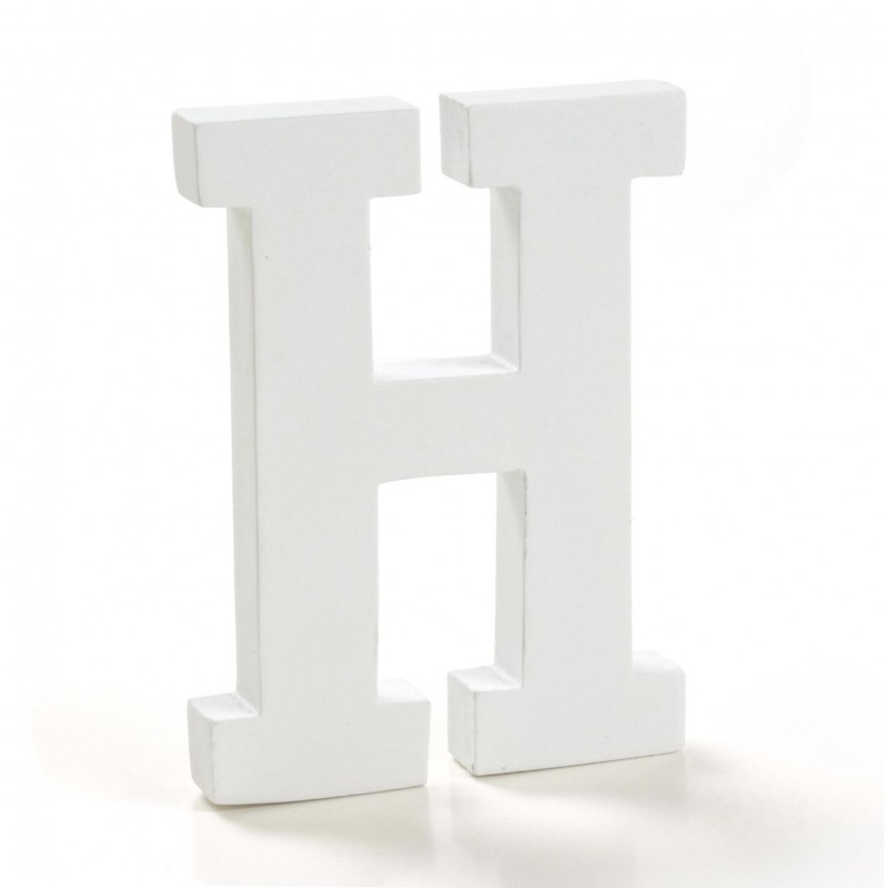 Lettera legno h