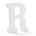 Lettera legno r
