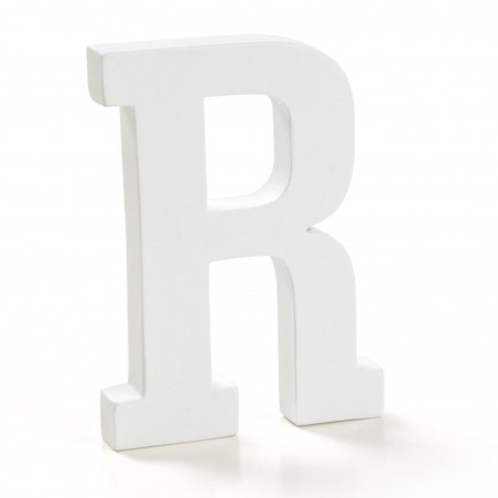 Lettera legno r
