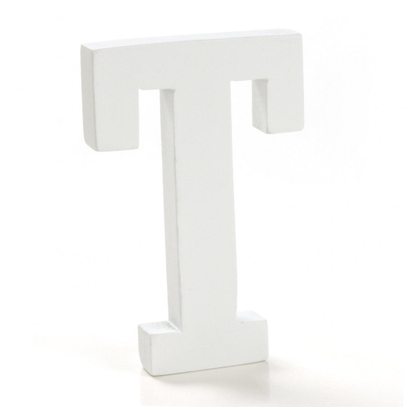 Lettera legno t