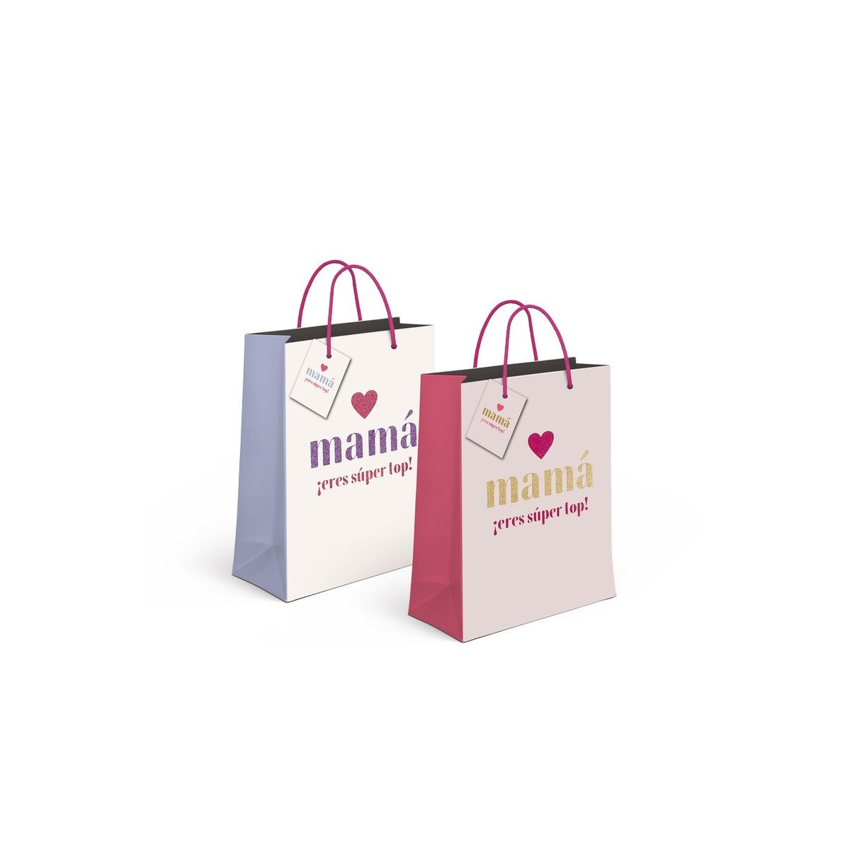 Borsa di carta s love mamma 2c