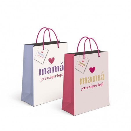 Borsa di carta s love mamma 2c
