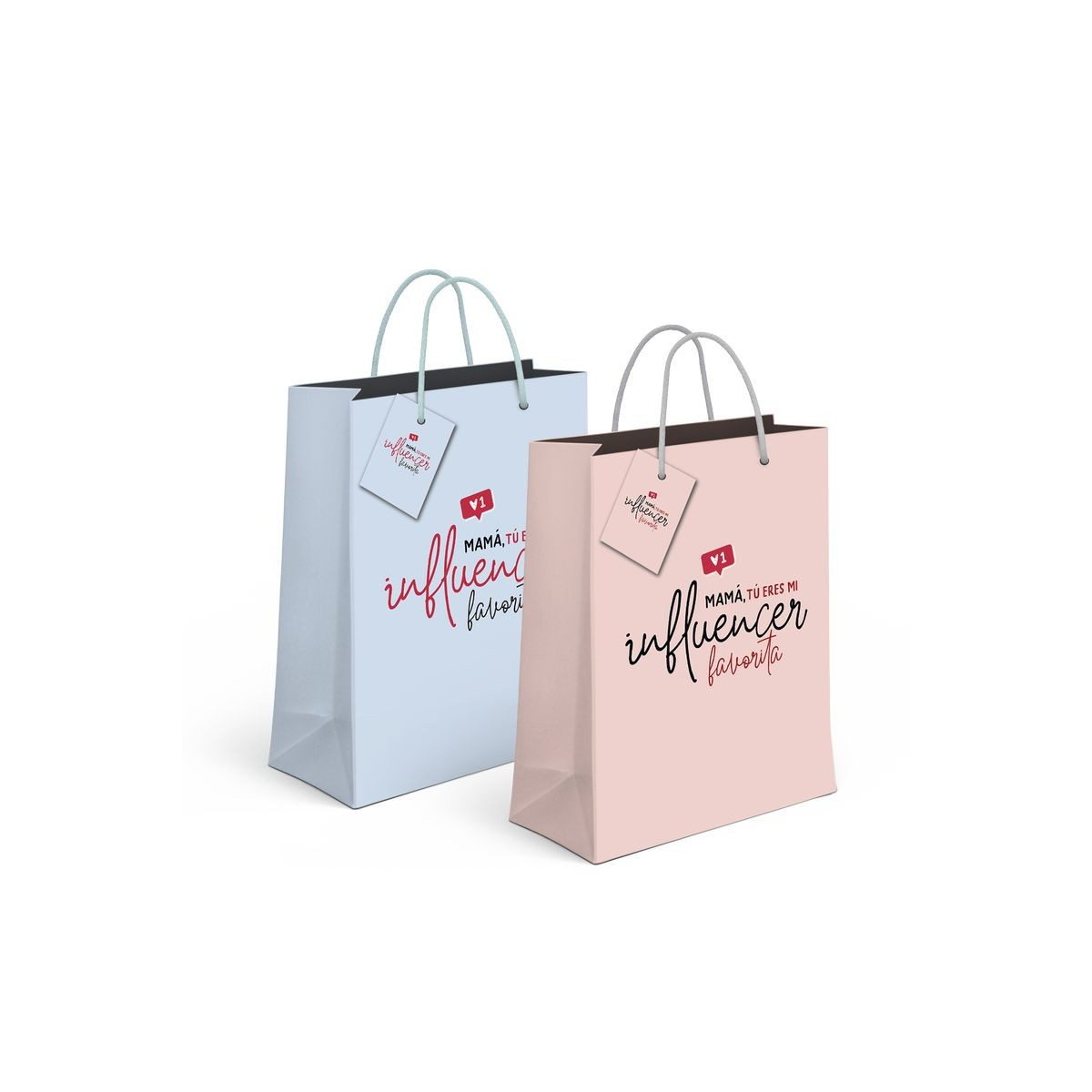 Borsa di carta l mamma influencer 2c