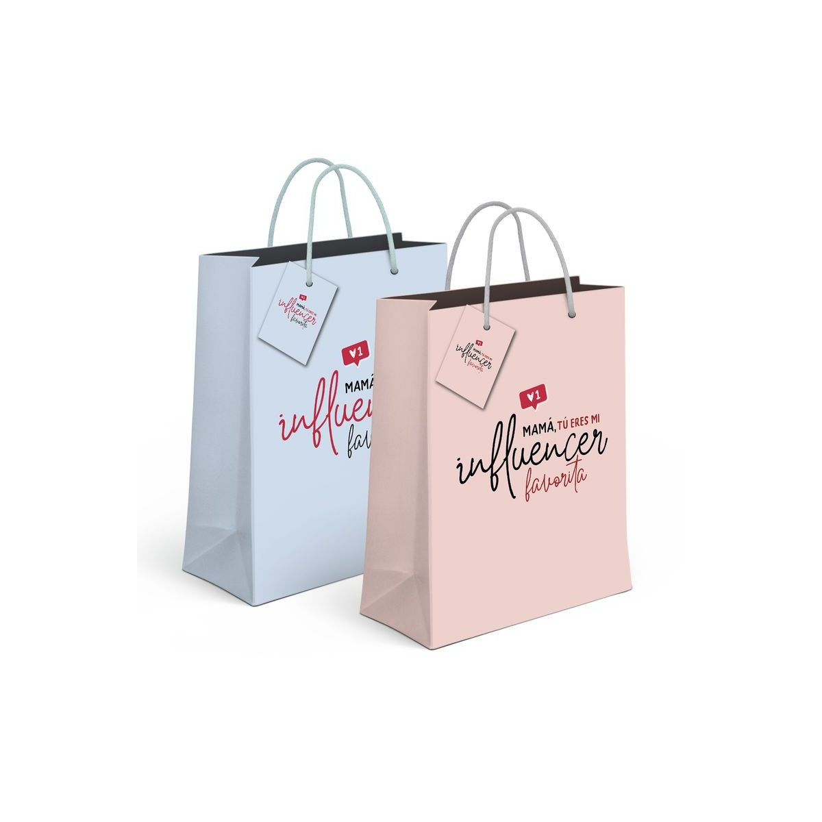 Borsa di carta xl mamma influencer 2c
