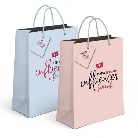 Borsa di carta xl mamma influencer 2c