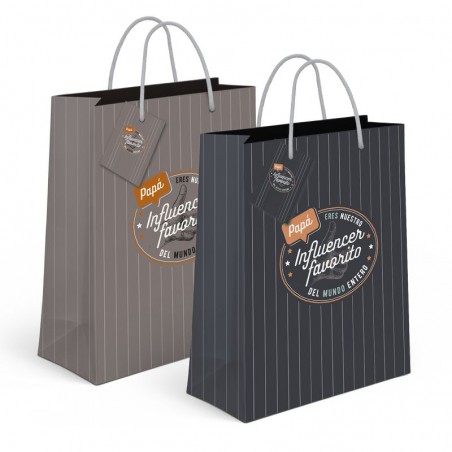 Borsa di carta xl papà influencer 2c