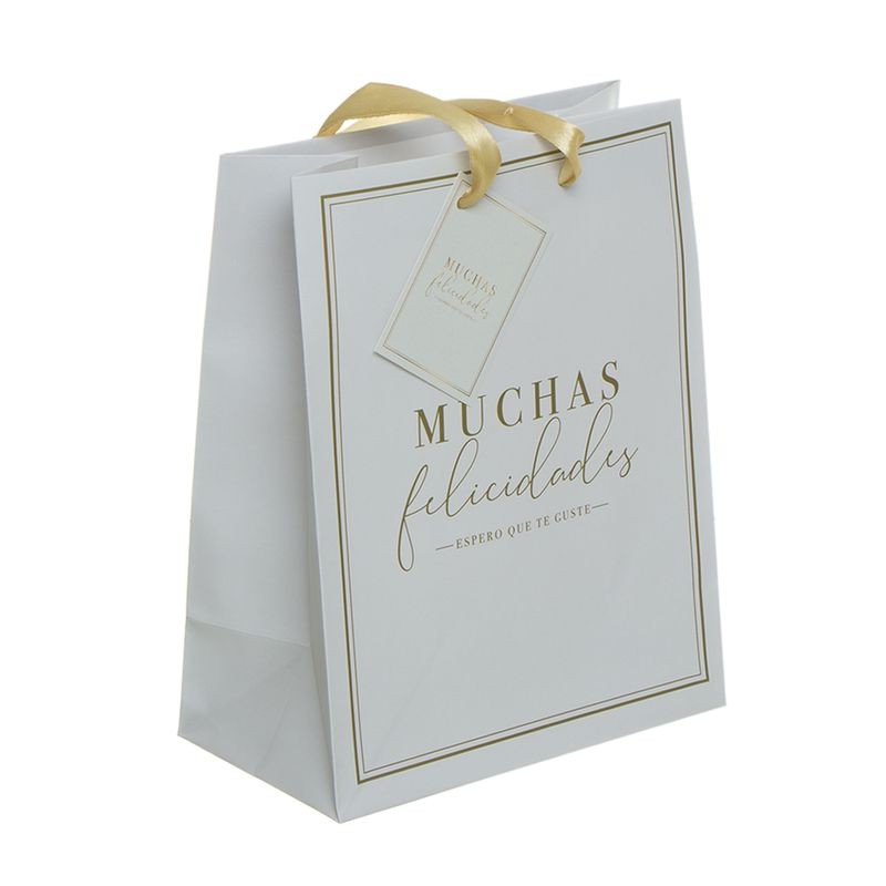 Borsa di Carta Tanti Auguri Eleganza per i Tuoi Regali Speciali