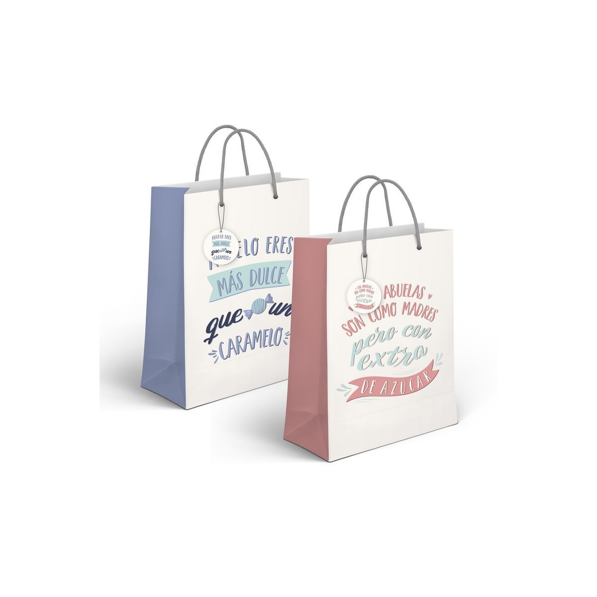 Borsa di carta media per nonni e nonne
