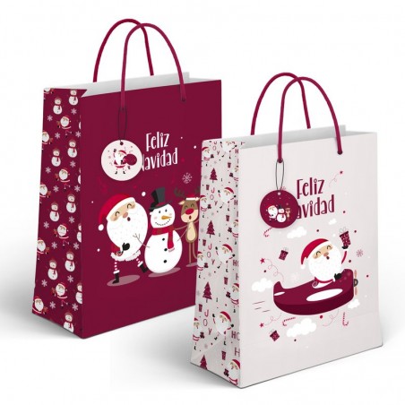 Sacco Di Carta Xl Babbo Natale 2m