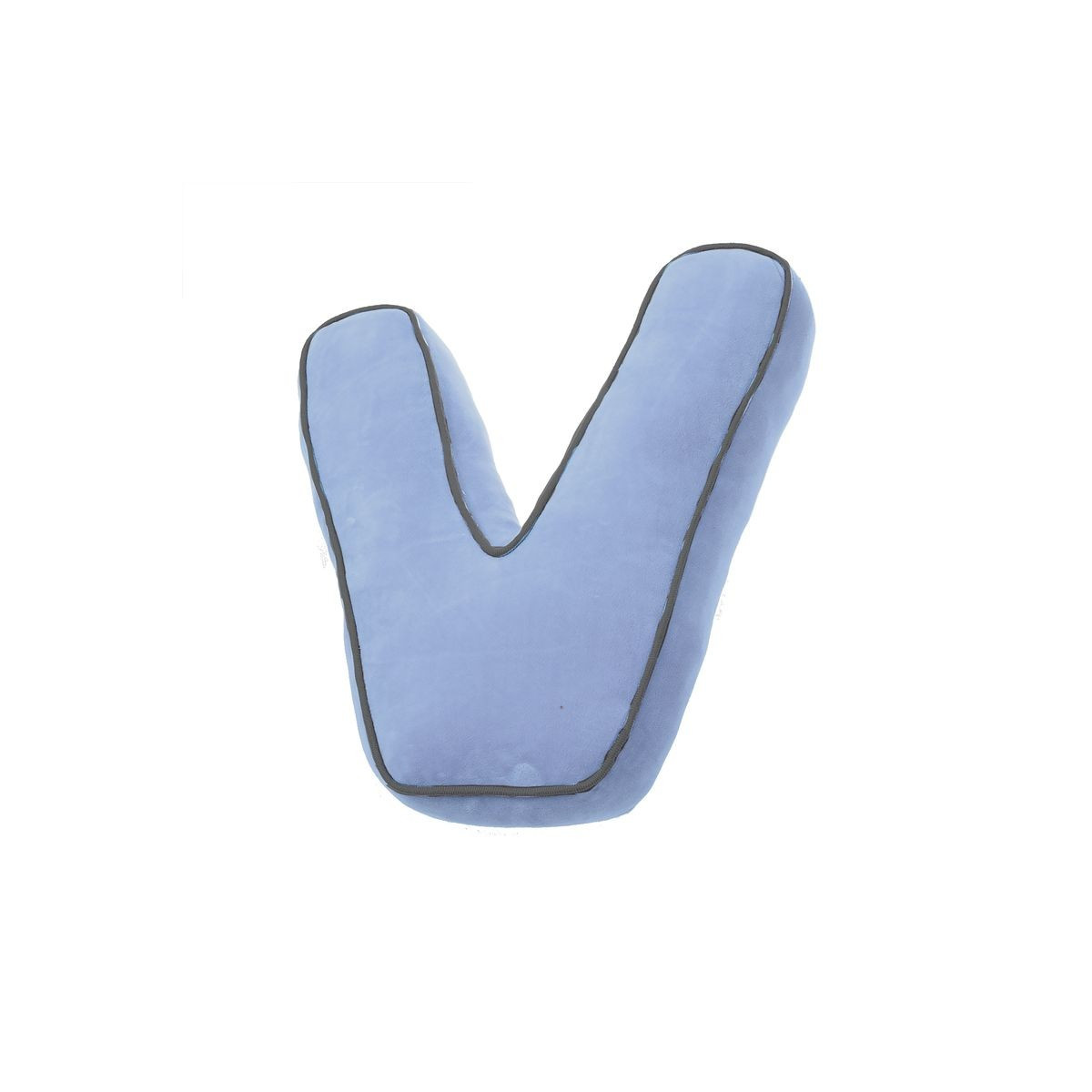 Cuscino a forma di lettera v blu