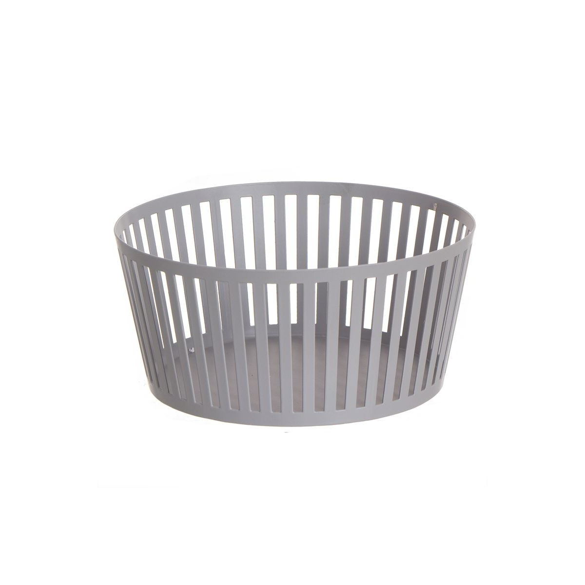 Paniera in Metallo di Colore Grigio Design Moderno e Funzionale