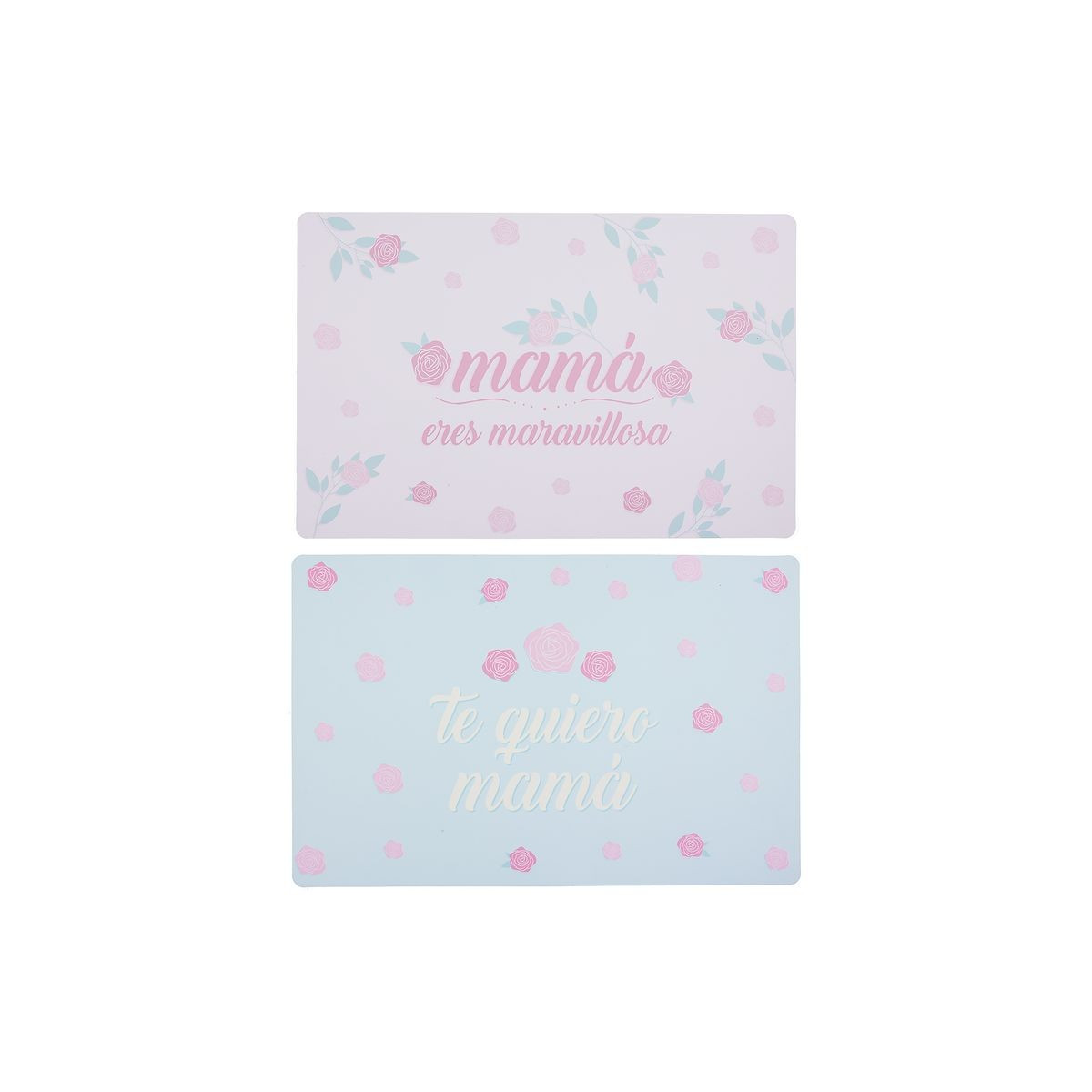 Tovaglietta Individuale in Plastica per Mamma – Design Floreale in Due Colori Assortiti