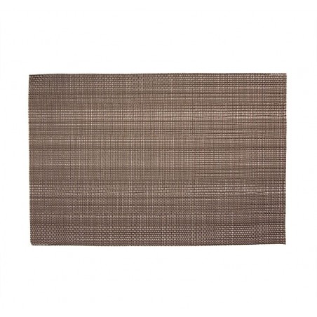 Tovaglietta effetto metallico champagne