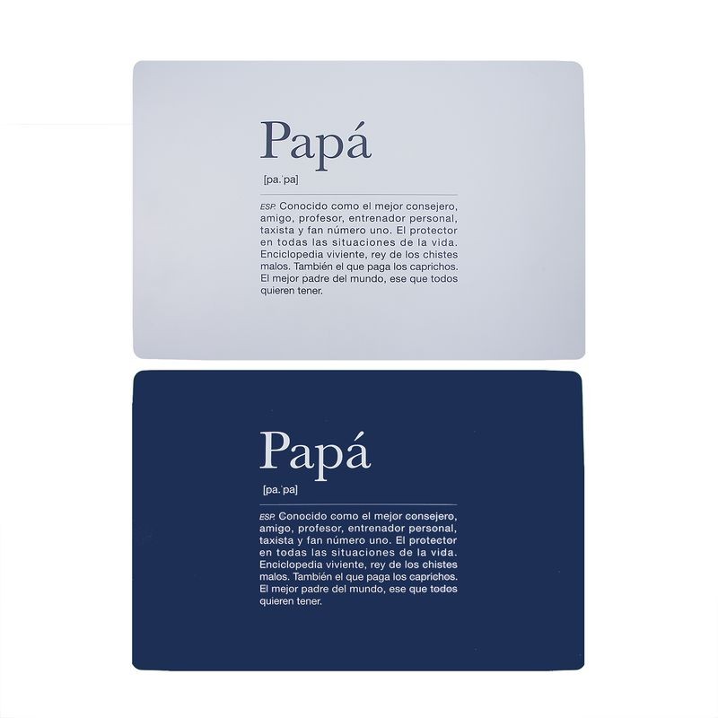 Tovaglietta plastica papà 2c