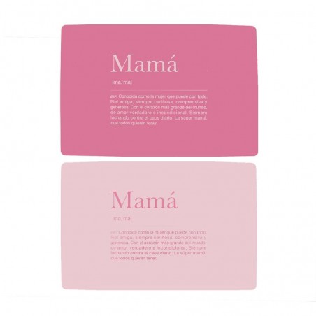 Tovaglietta in Plastica Mamma 2 Colori Assortiti