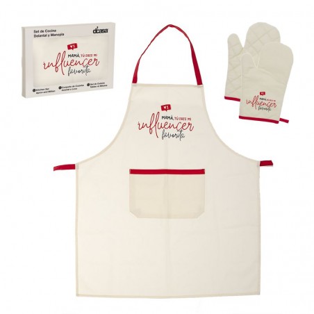 Grembiule con guanto mamma influencer
