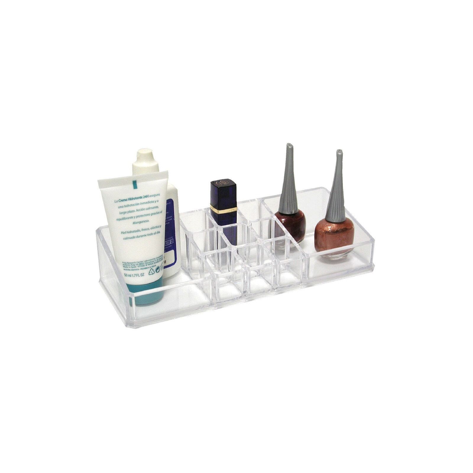 Organizzatore cosmetici 11 scomparti.