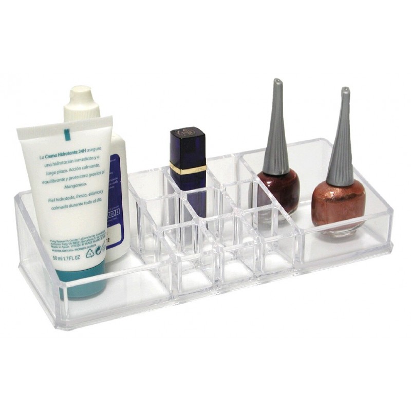 Organizzatore cosmetici 11 scomparti.
