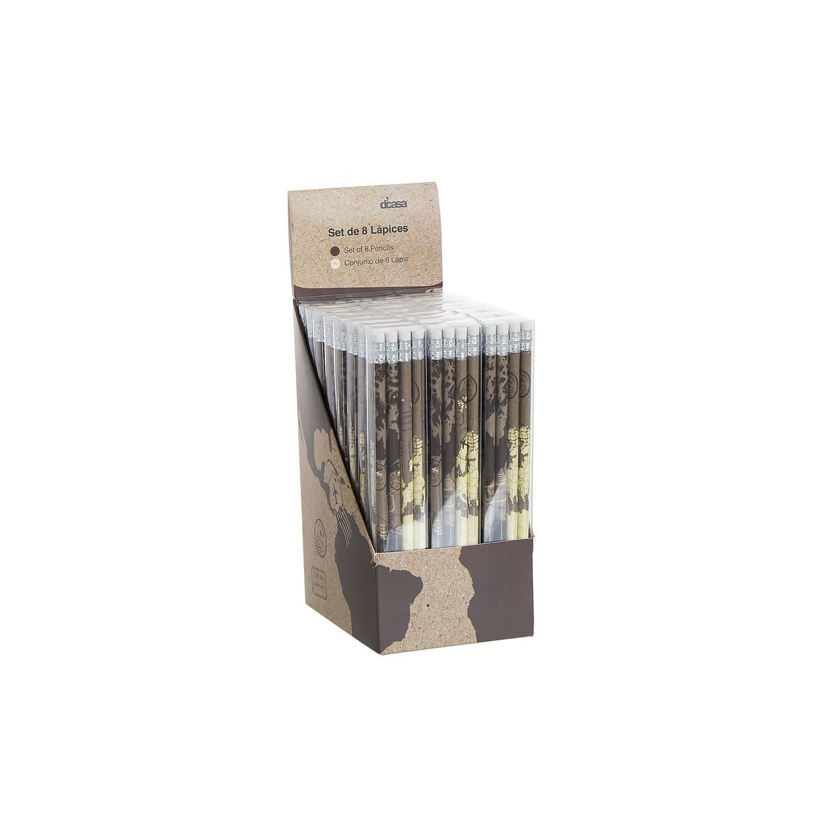 Pacchetto di 8 matite