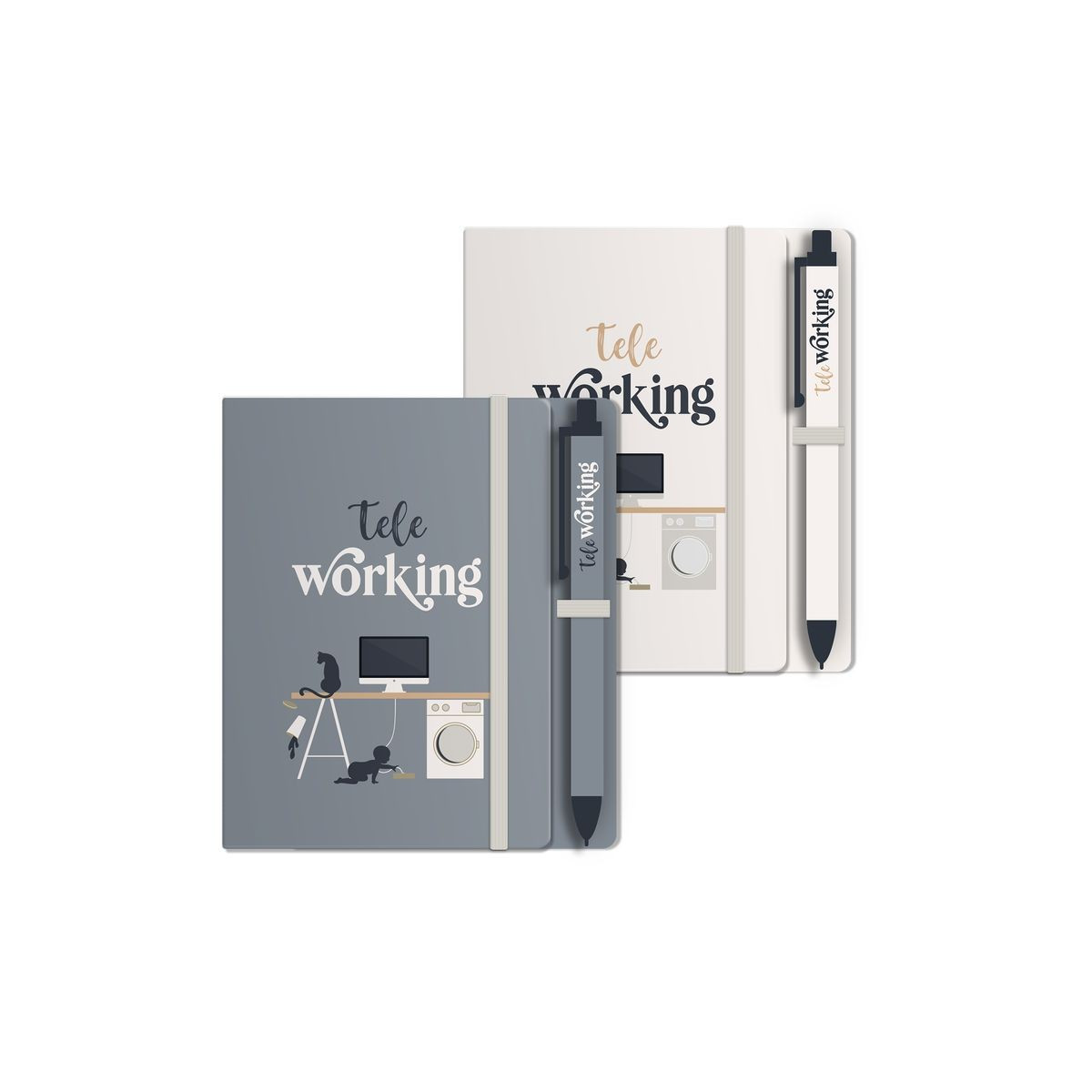 Taccuino con penna 2c telelavoro