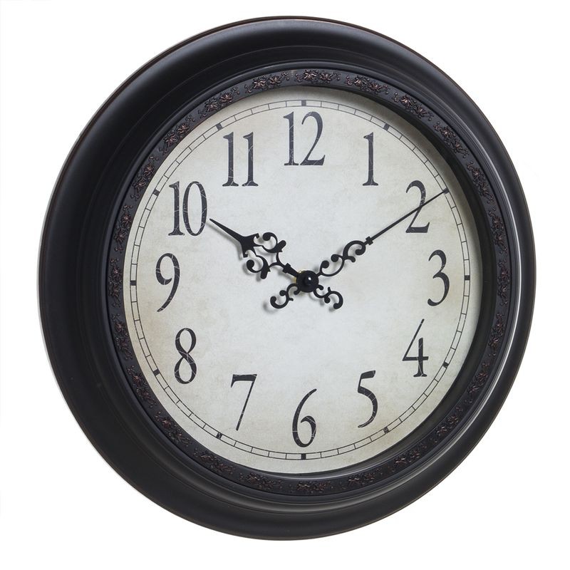Numeri orologio 35 5cm classico nero