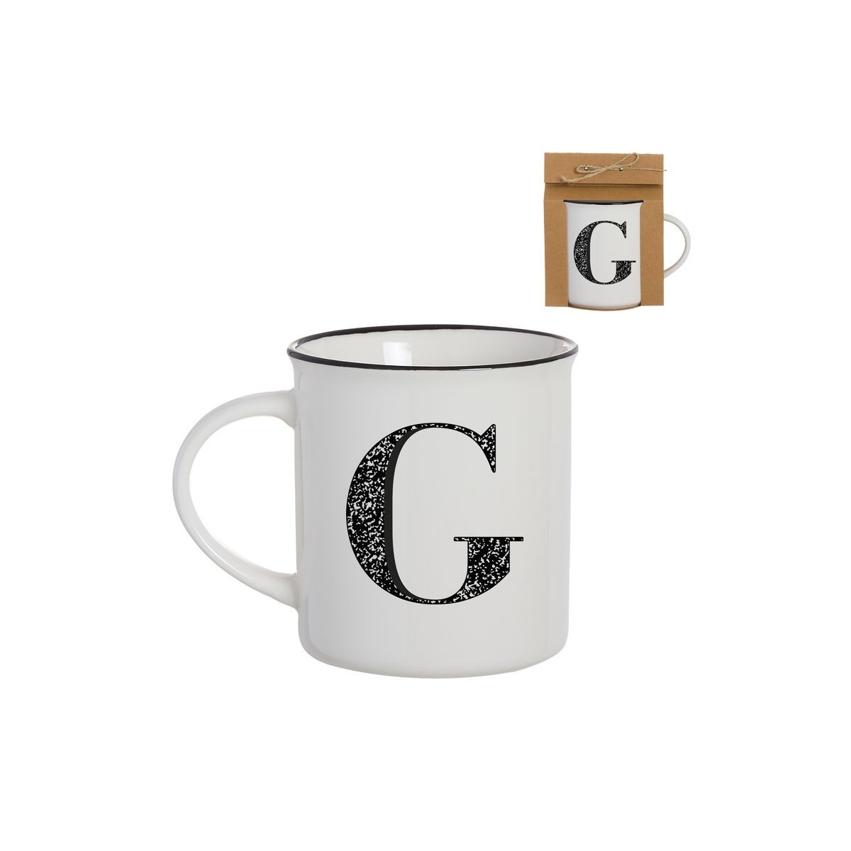 Tazza vintage lettera g 475ml