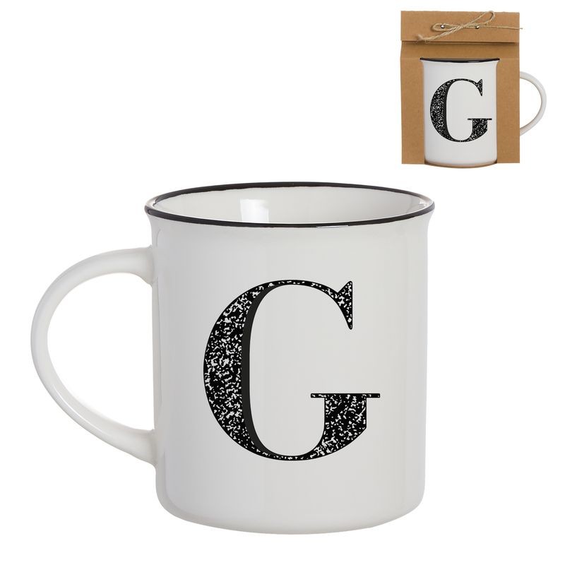 Tazza vintage lettera g 475ml