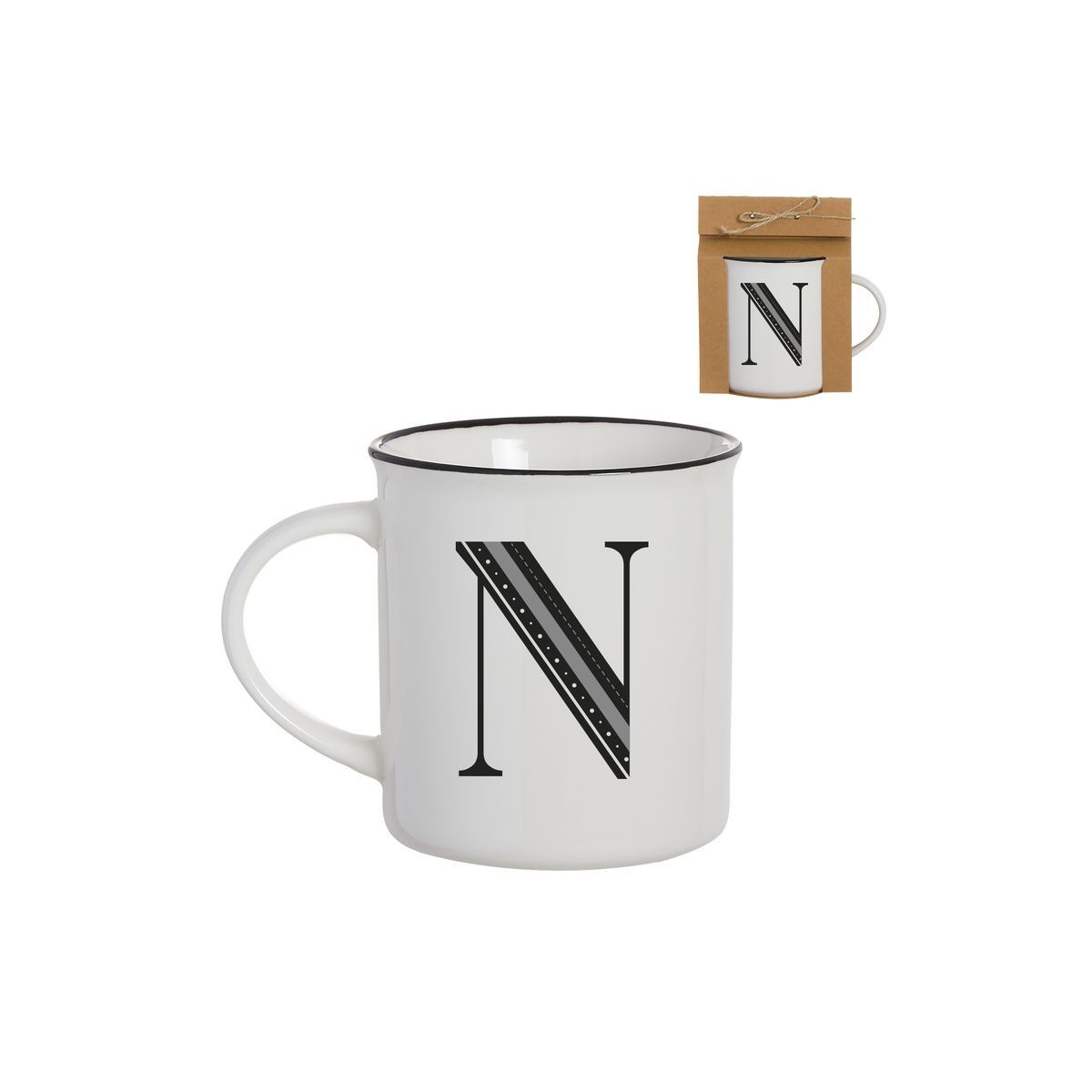 Tazza vintage lettera n 475ml