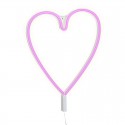 Cuore neon parete
