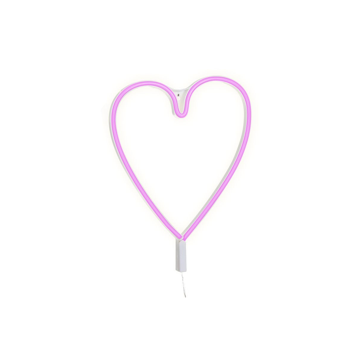 Cuore neon parete