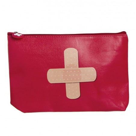 Borsa da toilette, kit di pronto soccorso, cerotto