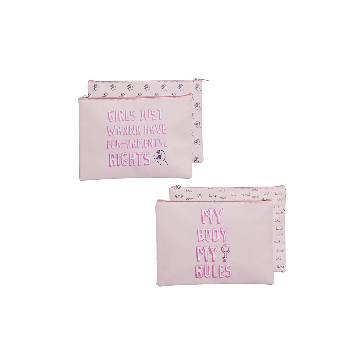 Necessaire piatto l femminista 2m