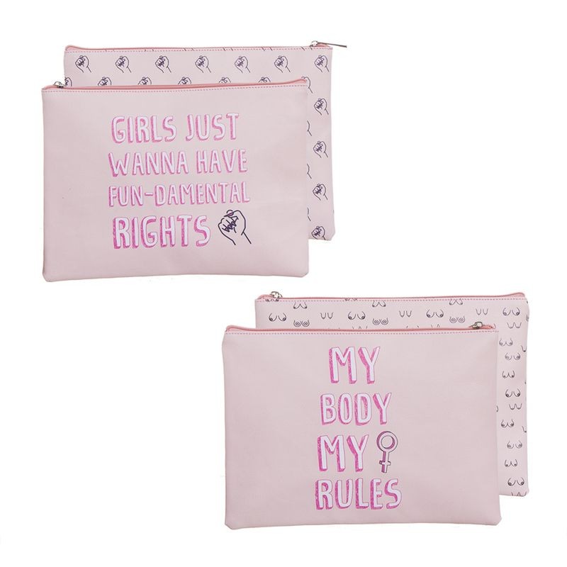 Necessaire piatto l femminista 2m