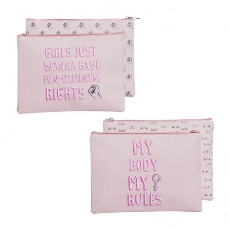 Necessaire piatto l femminista 2m