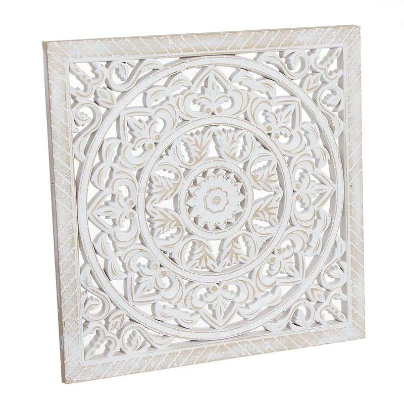 Pannello in legno bianco 40x40