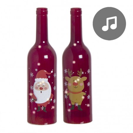 Bottiglia musicale led natalizia 2m
