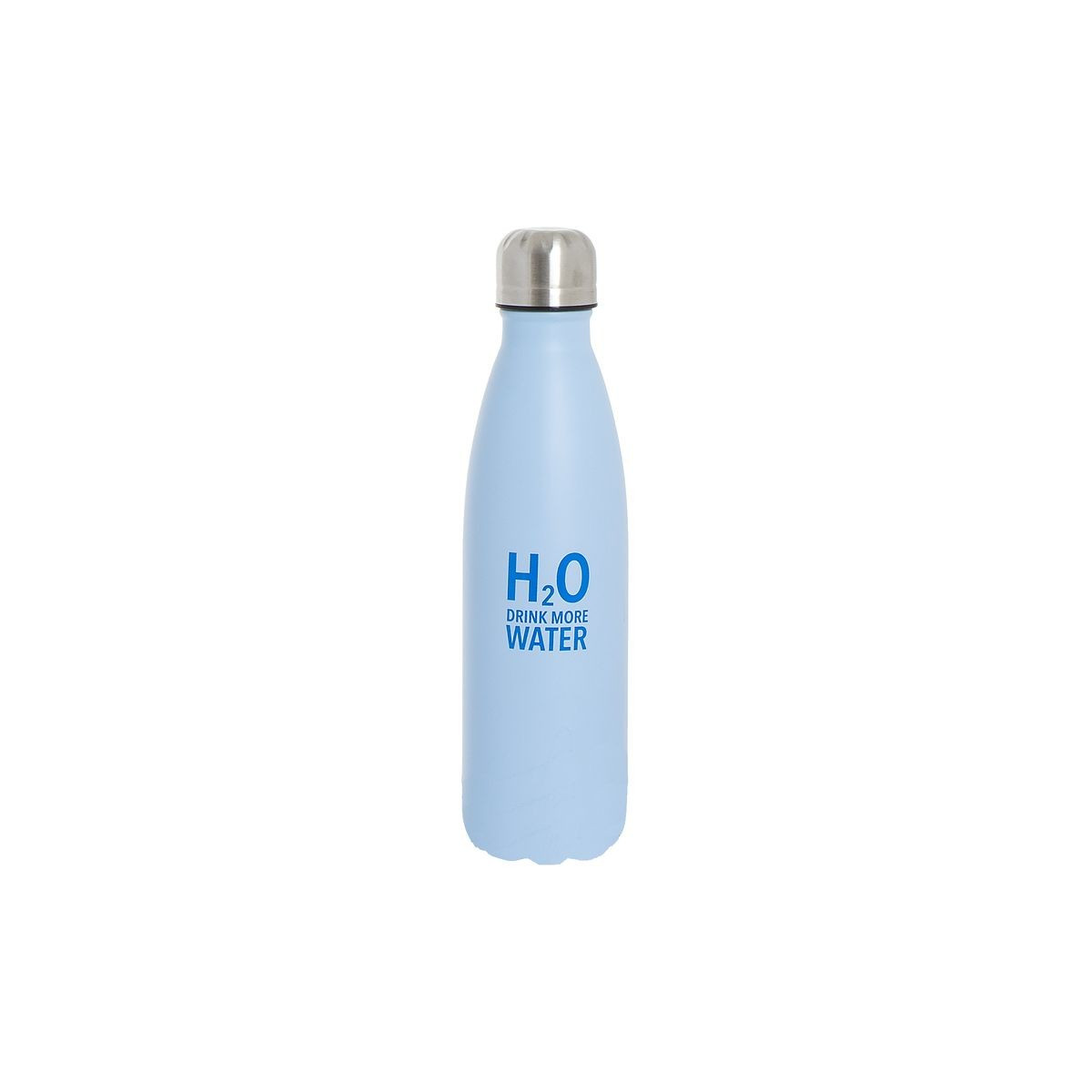 Bottiglia in acciaio inossidabile. 500ml h2o blu