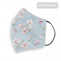 Mascherina igienica riutilizzabile adulto fiori