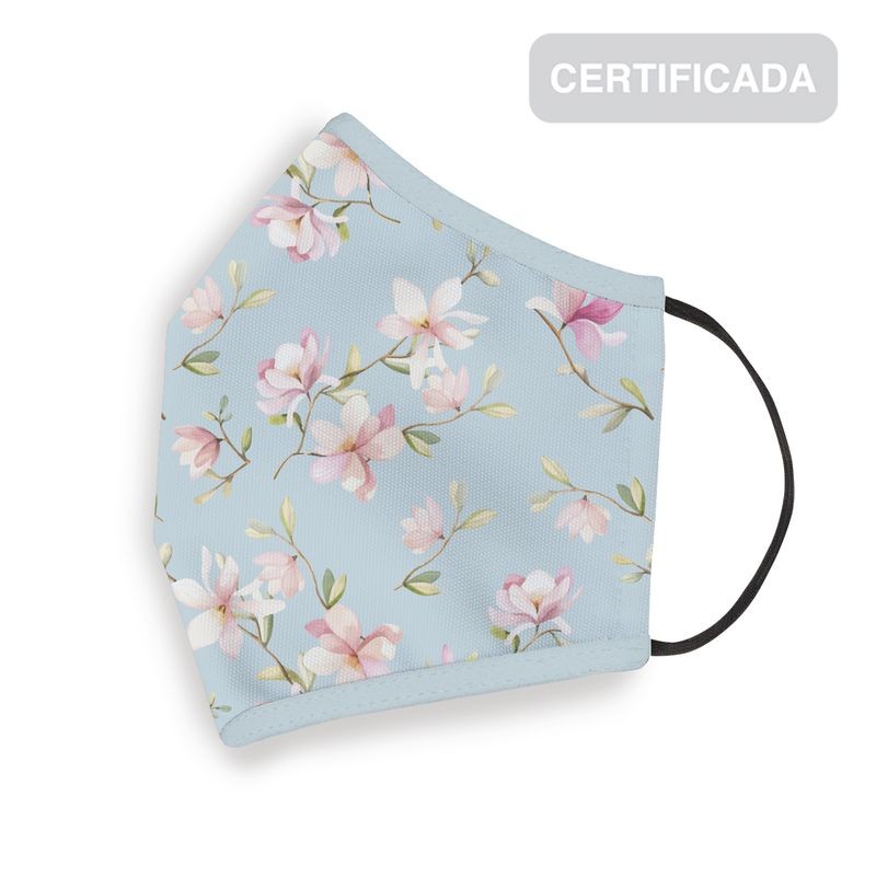 Mascherina igienica riutilizzabile adulto fiori