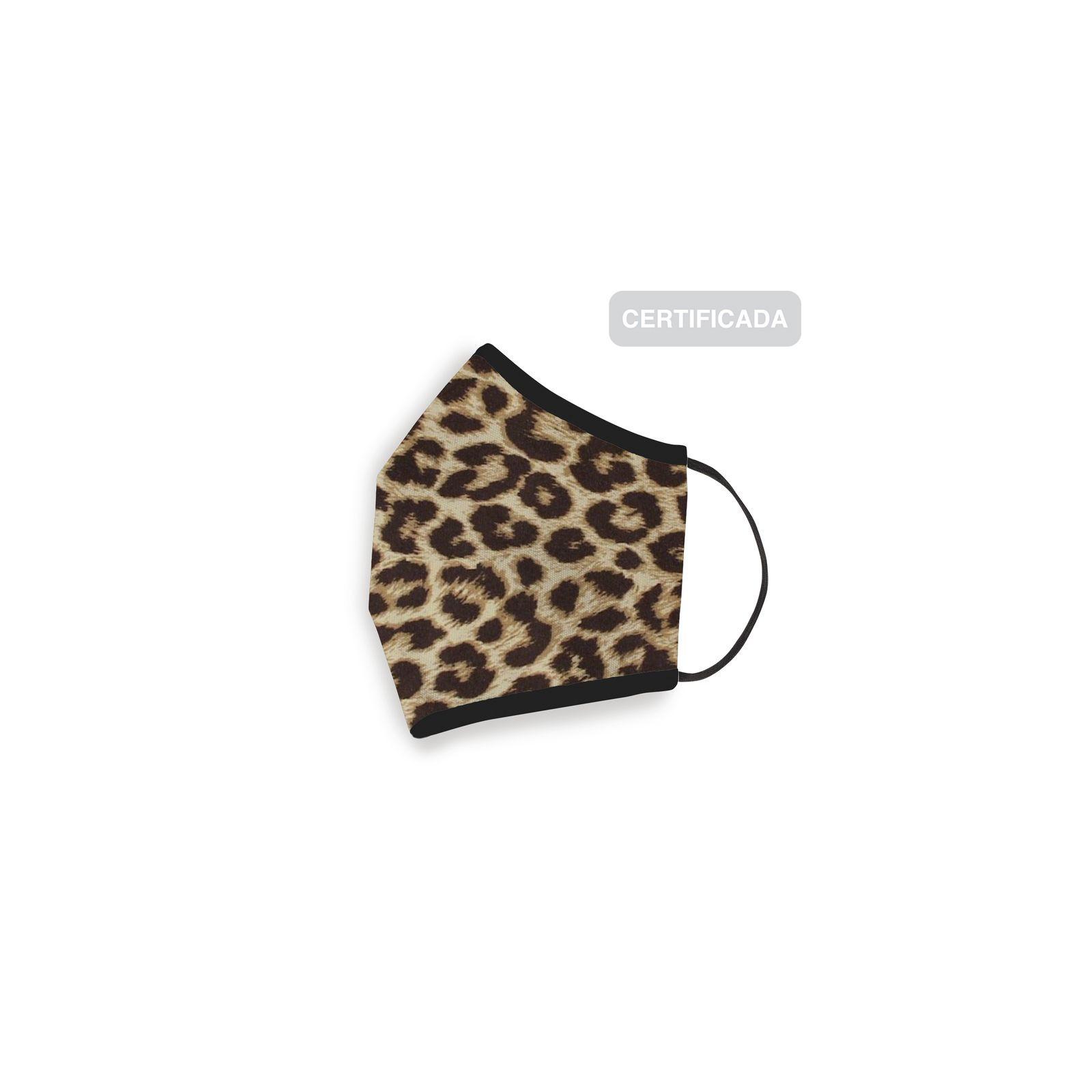 Mascherina igienica riutilizzabile adulto leopardo
