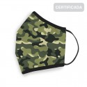 Mascherina igienica riutilizzabile adulto camouflage
