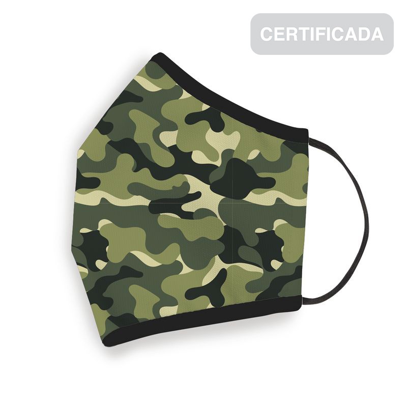 Mascherina igienica riutilizzabile adulto camouflage