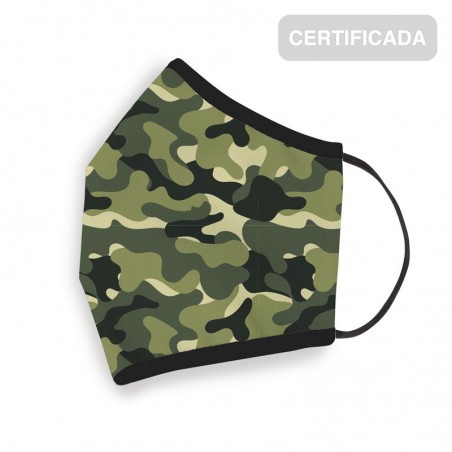 Mascherina igienica riutilizzabile adulto camouflage