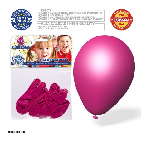 Pacchetto palloni fucsia 9r 10 unità