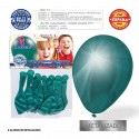Palloncino verde metallizzato 9r 8 unità