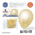 Pacchetto di palloncini metallici avorio 9r 8 unità