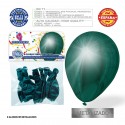 Palloncino metallico verde smeraldo 9r 8 unità